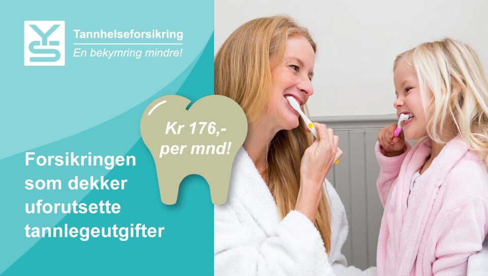 YS Medlemsfordel - Norsk Tannhelseforsikring Norsk Tannhelseforsikring