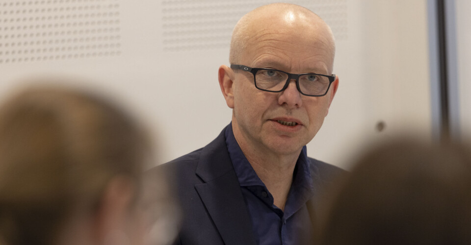 Administrerende direktør Bjørn Atle Bjørnbeth under et styremøte i Oslo Universitetssykehus (OUS) på Radiumhospitalet torsdag.